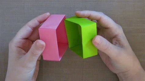 How To Fold An Origami Box And Lid Youtube