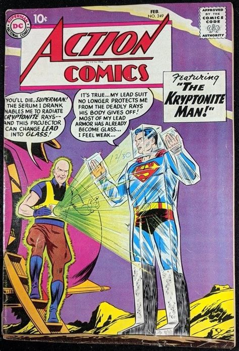 | Action Comics (1938) #249 Superman VG (4.0)