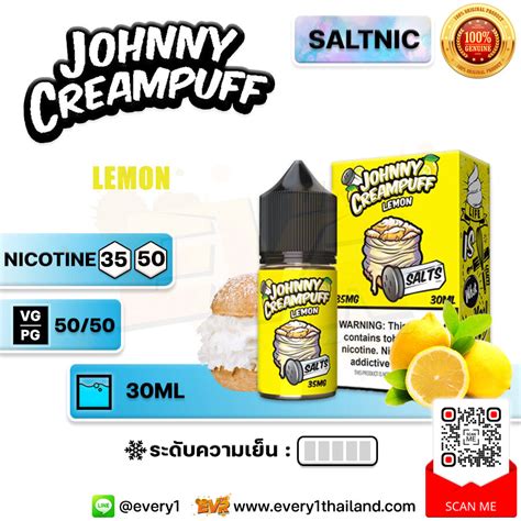 Saltnic Johnny Creampuff Lemon Salt Nic Ml Usa