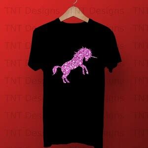 Unicorn Pink Sparkle Glitter Digital Png Design File Instant Download, Unicorn Png, Unicorn ...