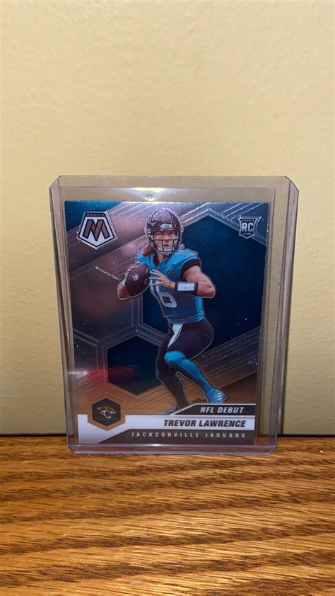 Trevor Lawrence 2021 Mosaic Football NFL Debut Silver Rookie Card