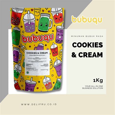 Jual Bubuqu Powder Drink Kg Creamy Dan Milky Series Bubuk Minuman