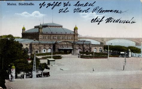 Ansichtskarte Postkarte Mainz Am Rhein Stadthalle Akpool De