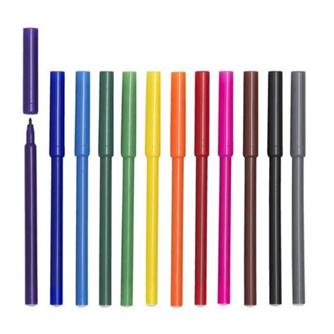 Texta Tx20012 Nylorite Coloured Markers Assorted 12 Pack Theodist