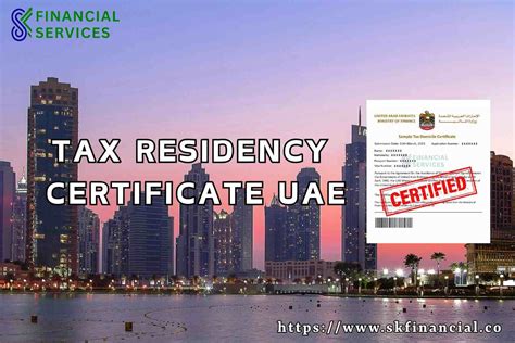 Tax Residency Certificate Uae Sk Financial Services