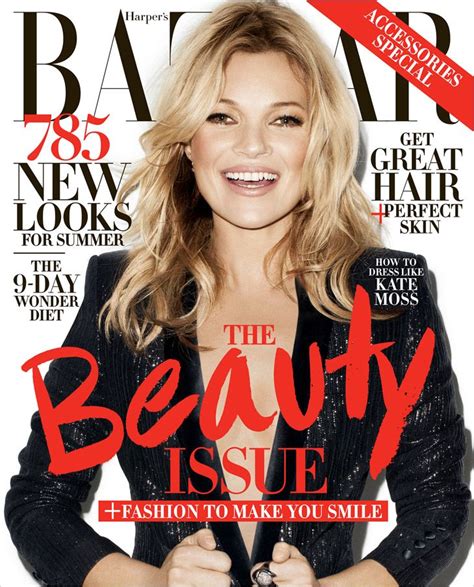 Kate Moss For Harper S Bazaar May 2014 Kate Moss Fashion Magazine