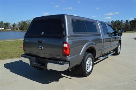 2012 Ford F 250 Crew Cab Xlt Camper Shell Clean 1ft7w2a6xceb37031