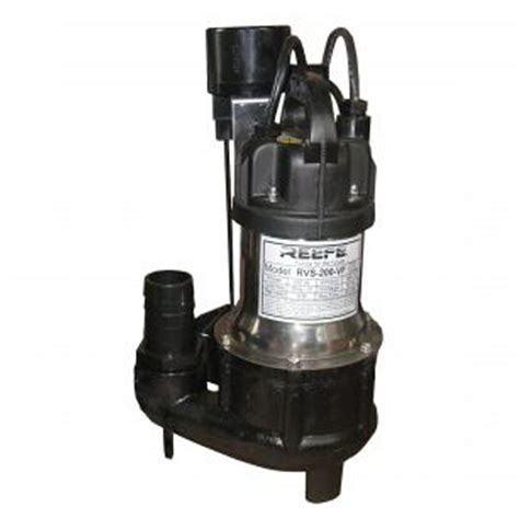 Rvs250vf Vortex Sump Pump With Vertical Float Reefe