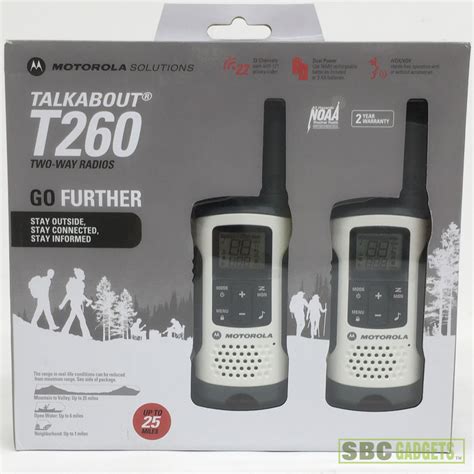 Motorola Talkabout T260 Two Way Radio 2 PACK Read Description Ship