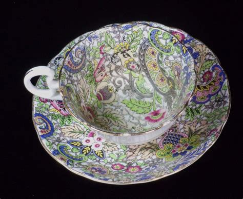 Vintage Chintz Tea Cup And Saucer By Radfords Bone China Etsy