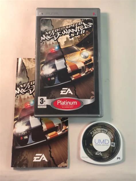 Need For Speed Most Wanted Jeu Psp Avec Notice Eur