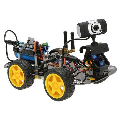 Smart Wifi 4WD DIY RC Robot Car With 1 3MP HD Camera Support PC Mobile