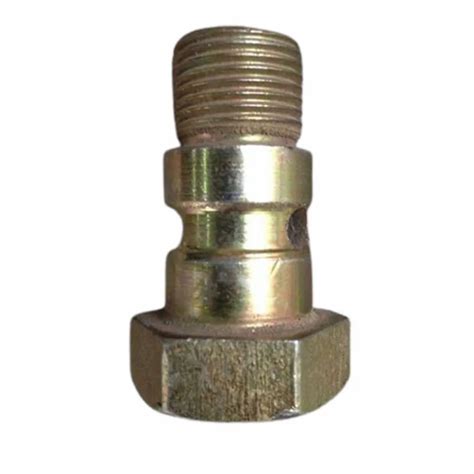 Hex Type Mild Steel Tractor Hydraulic Banjo Bolt For Automotive Work