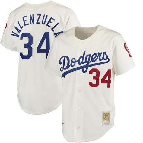 Fernando Valenzuela Los Angeles Dodgers Mitchell Ness Authentic