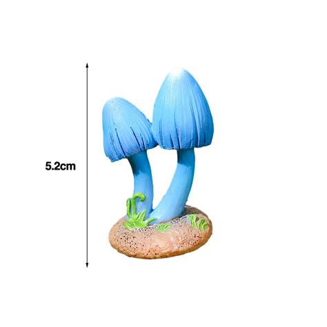 Manwang Diy House Decoration Colorful Artificial Mini Mushroom Model