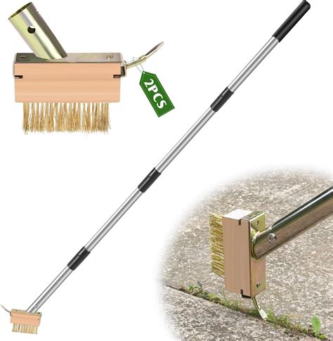 Amazon SCRUBIT Moss Weed Remover Wired Grout Cleaner Brush