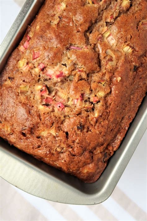 Cinnamon Rhubarb Bread Emily S Tasty Adventures Rhubarb Bread