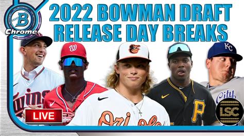 2022 Bowman Draft Release Day Breaks W Layton Baseball YouTube