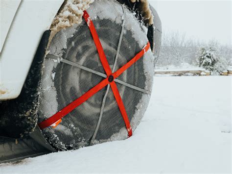 Chaînes et chaussettes de neige 4 infos ou intox à savoir