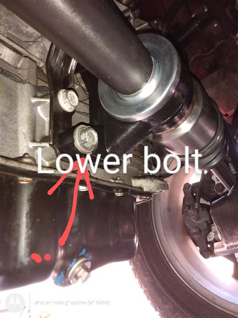 Are The Three Bolts Holding The Intermediate Shaft The Same In Length And Torque Manual