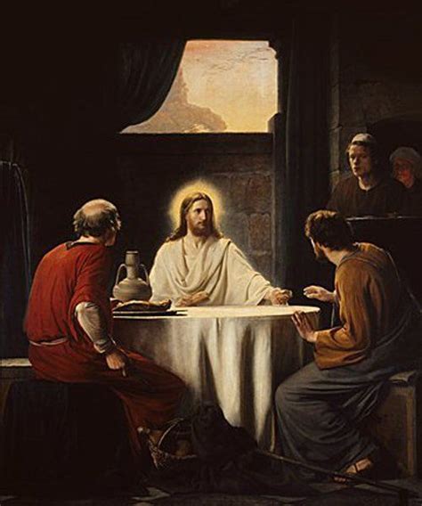 Supper At Emmaus Painting Carl Heinrich Bloch Oil Paintings Arte