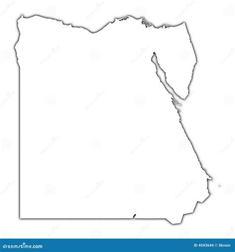 Egypt - Outline Map Vector Illustration | CartoonDealer.com #150926726