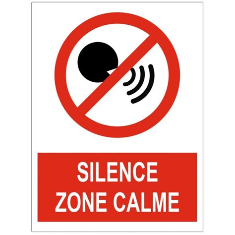 Autocollant Et Panneau Interdiction Silence Zone Calme Hot Sex Picture