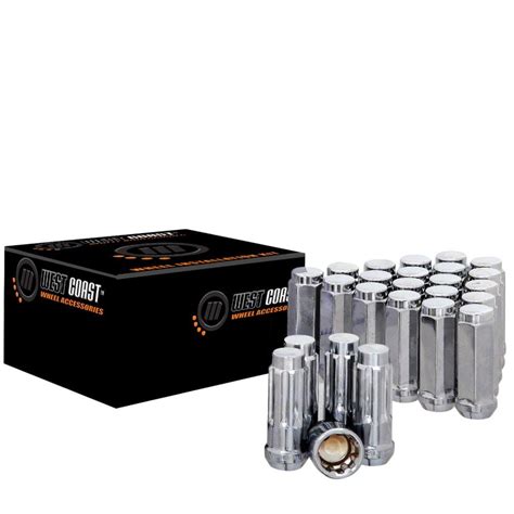 Jeep Wrangler Chrome Acorn Lug Nuts M X Set Of Jeep