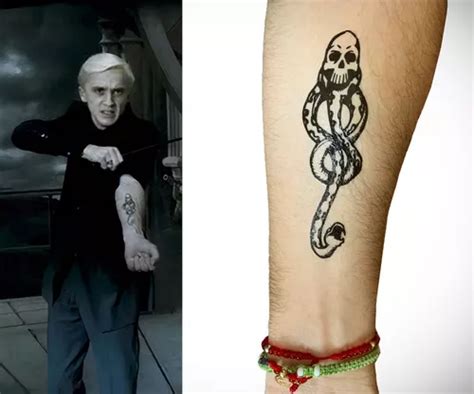 3 Tatuajes Voldemort Mortífago Harry Potter Marca Tenebrosa Meses