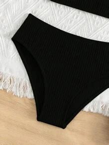 Tween Girl Solid Bikini Set Summer Beach For Sale Australia New