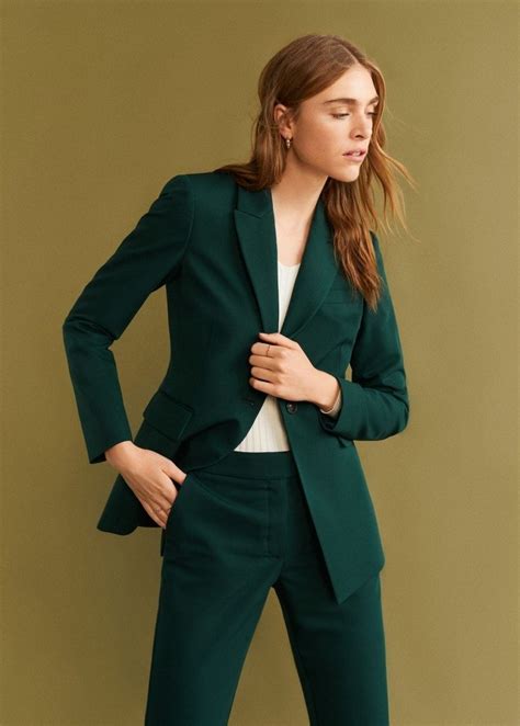 Veste de costume structurée Femme Mango France Blazer suit women