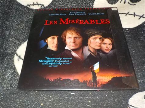 Disque Laser Grand Cran Les Mis Rables Ld Liam Neeson Uma Thurman