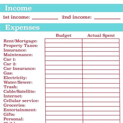 Life Skills Money Management Worksheets