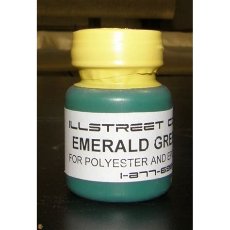 Emerald Green Colored Pigment For Epoxy Resin And Polyester Resins