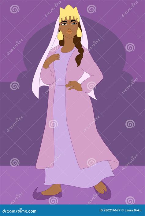 Queen Esther Stock Vector Illustration Of Persia Esther 280216677