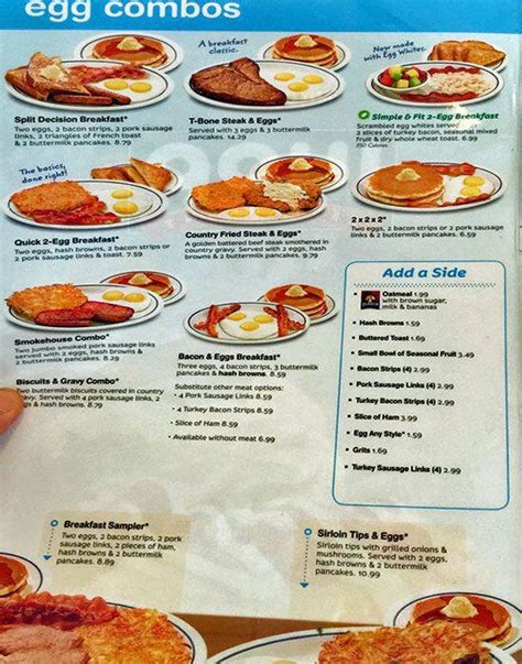 IHOP Menu, Menu for IHOP, Sandy Springs, Atlanta - Urbanspoon/Zomato