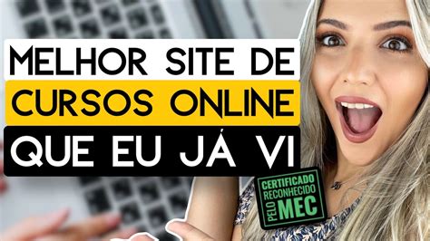 Melhor Site De Cursos Online Gratuitos Que Eu JÁ Vi Certificado