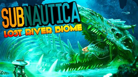 Subnautica Lost River Biome Bone Field Warper Crab Squid Sea