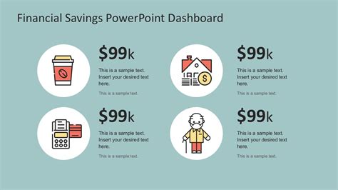 Financial Savings PowerPoint Infographics - SlideModel