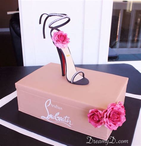 Christan Louboutin Cake Handmade Out Of Fondant Fashion Cakes Shoe