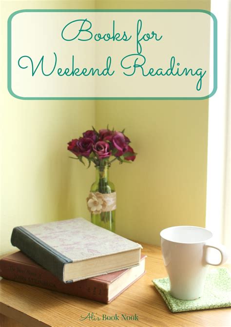 Books for Weekend Reading 3/11 - Ali's Book Nook