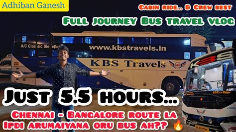 Kbs Travels Bharatbenz Bus Vlog Classic Ac Sleeper Chennai