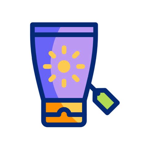 Sunscreen Bottle Animated Icon Free Beauty Animated Icon