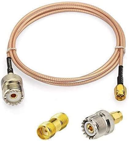 Amazon Superbat Rf Coax Sma Male To Uhf Female So Cable Pcs