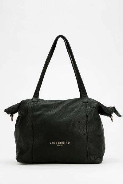 Urban Outfitters Liebeskind Oversized Leather Tote Bag In Black Lyst