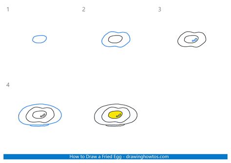 How To Draw A Fried Egg Step By Step Easy Drawing Guides Drawing Howtos