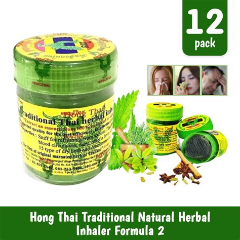 Hnb Hong Thai Inhaler Thailand Original Herbal Inhalant Authentic