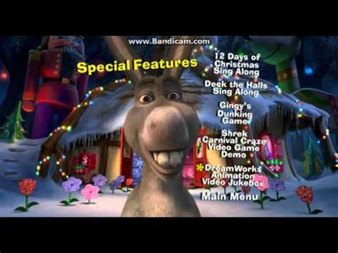 Shrek The Halls DVD Menu Walkthrough VidoEmo Emotional Video Unity