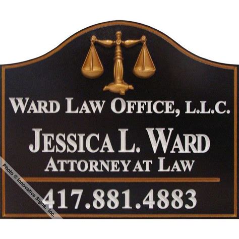 Ward Style A10320 Carved Hdu Law Office Sign Office Signs Law Office