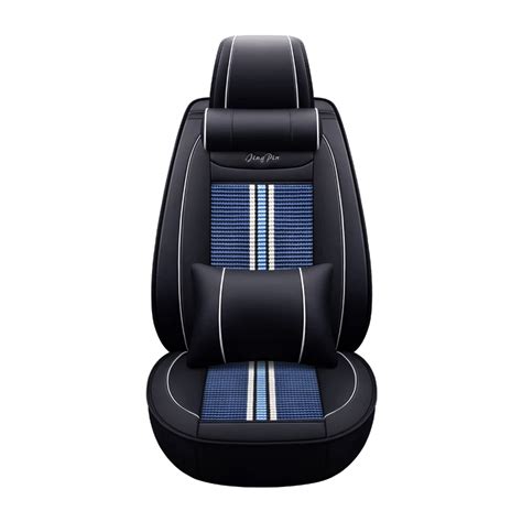 Front Rear Universal Leather Ice Silk Car Seat Cover For Lexus All